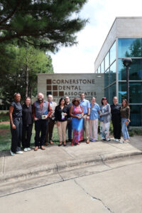 Cornerstone Dental Associates' Lunch & Learn group with the Cleveland County Chamber